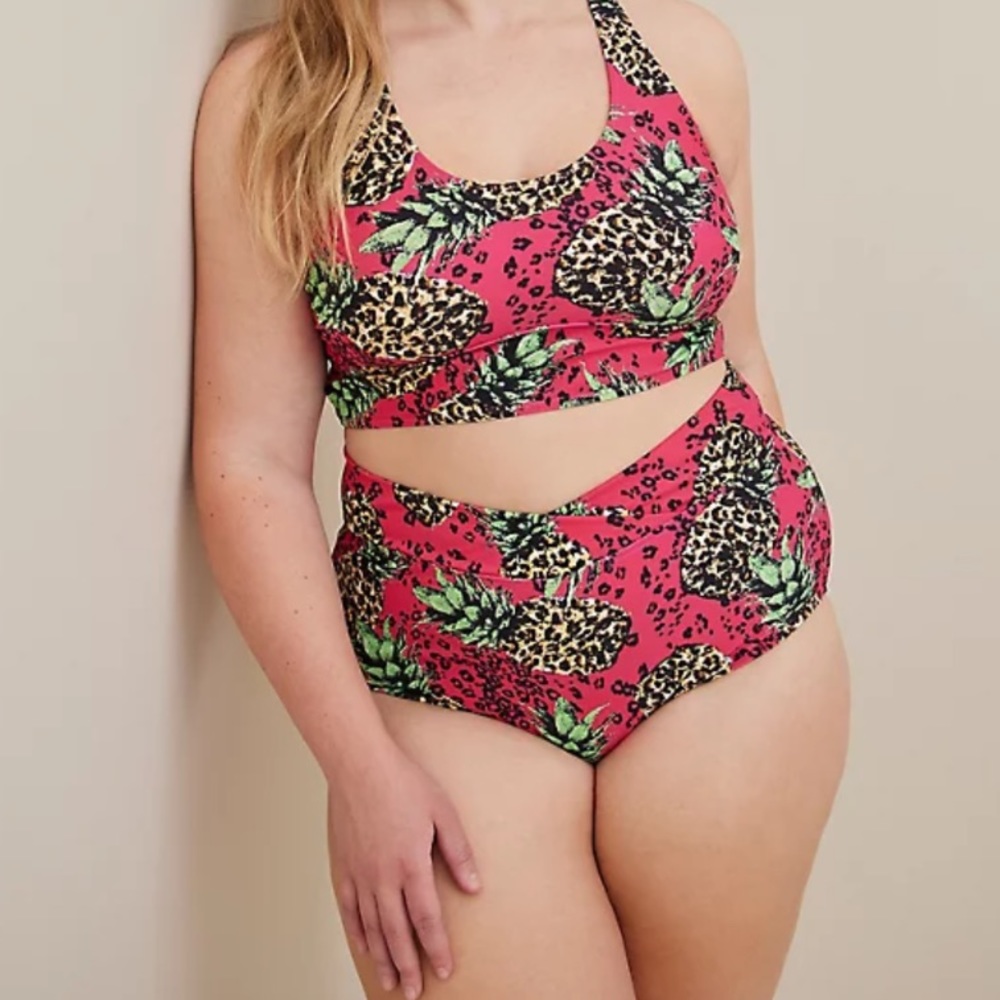 Torrid HIGH WAIST WRAP RISE SWIM BOTTOM size 4X